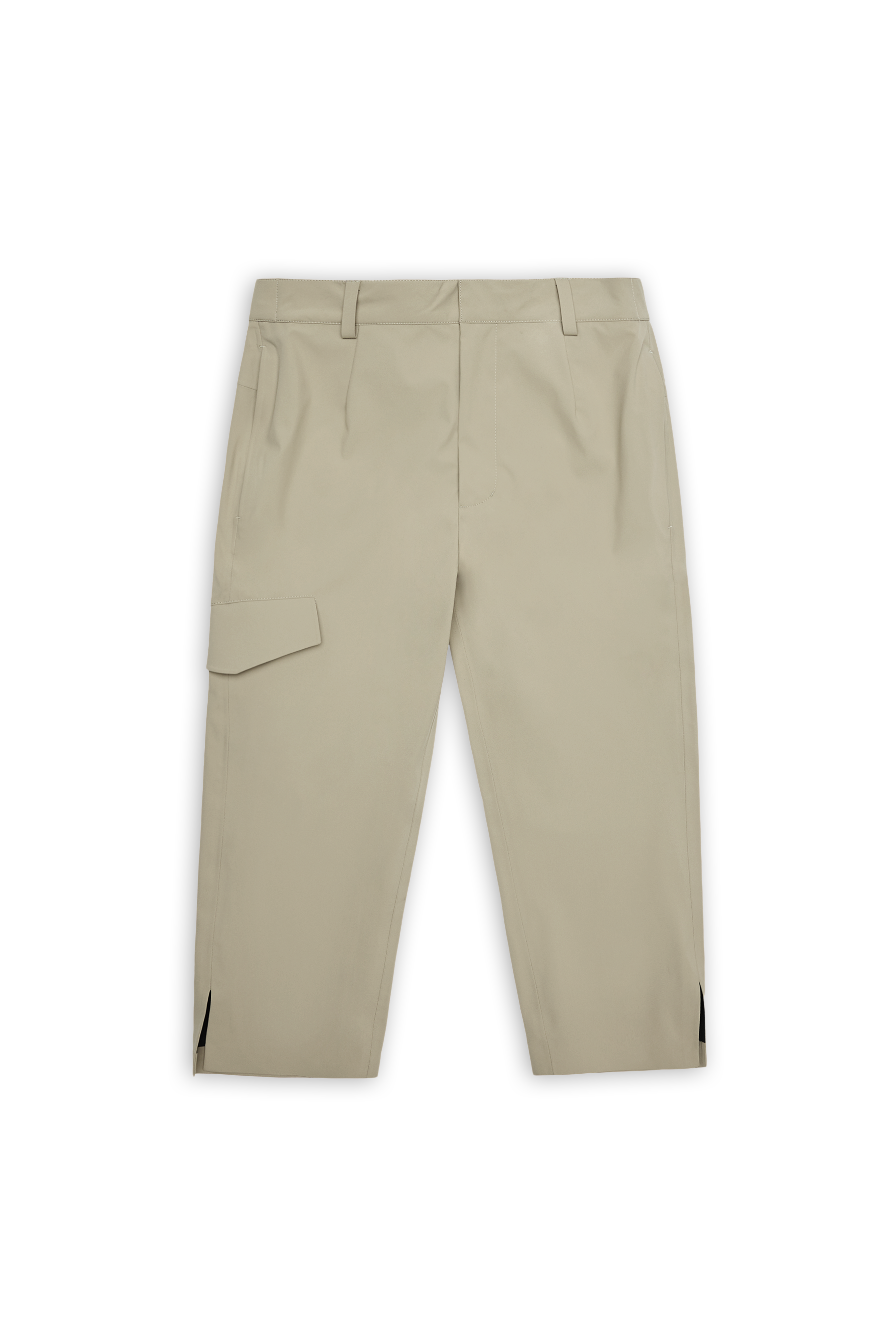 RAINS Suva Hardshell W Capri Beige Pants