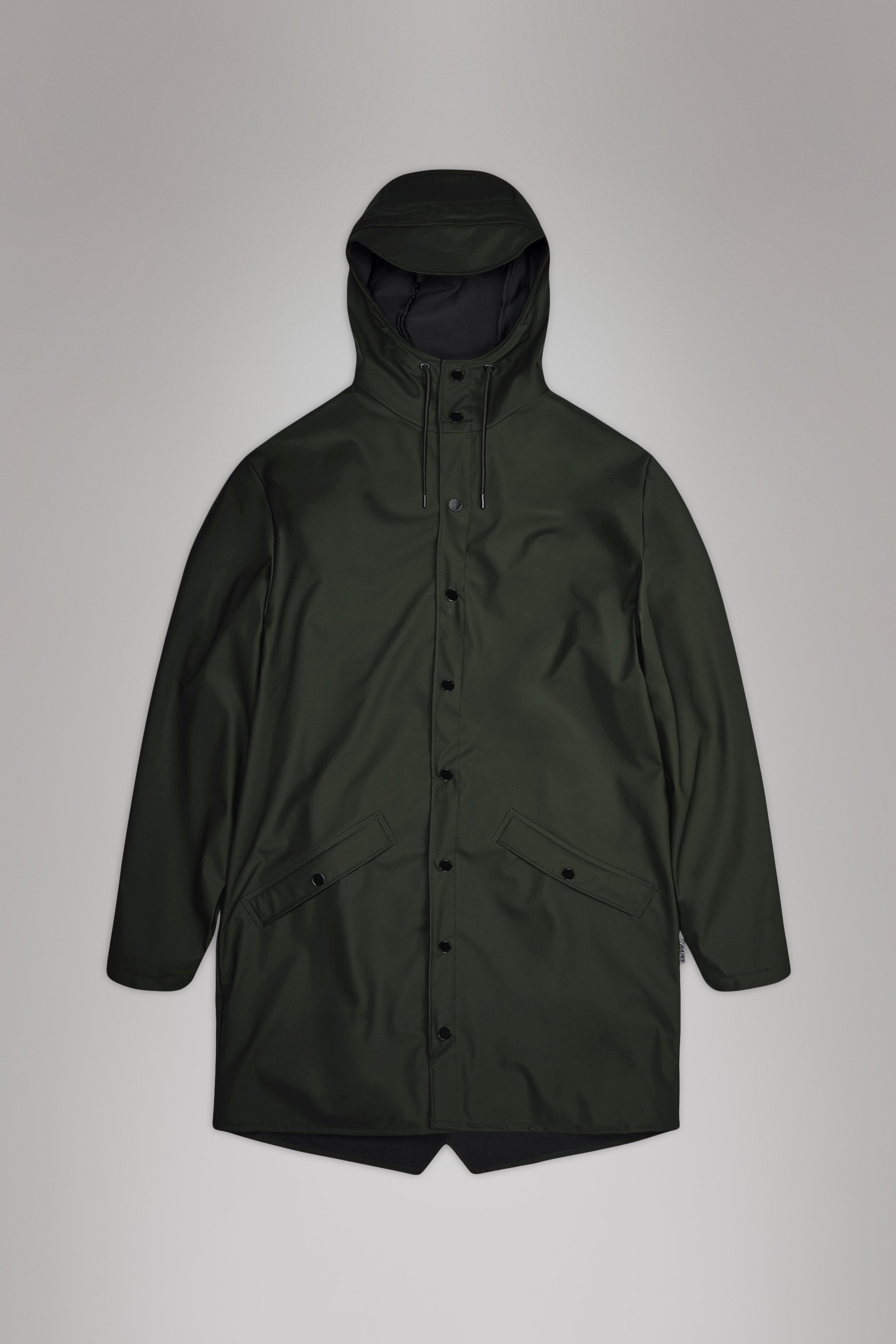 RAINS Long Jacket Green Jacket