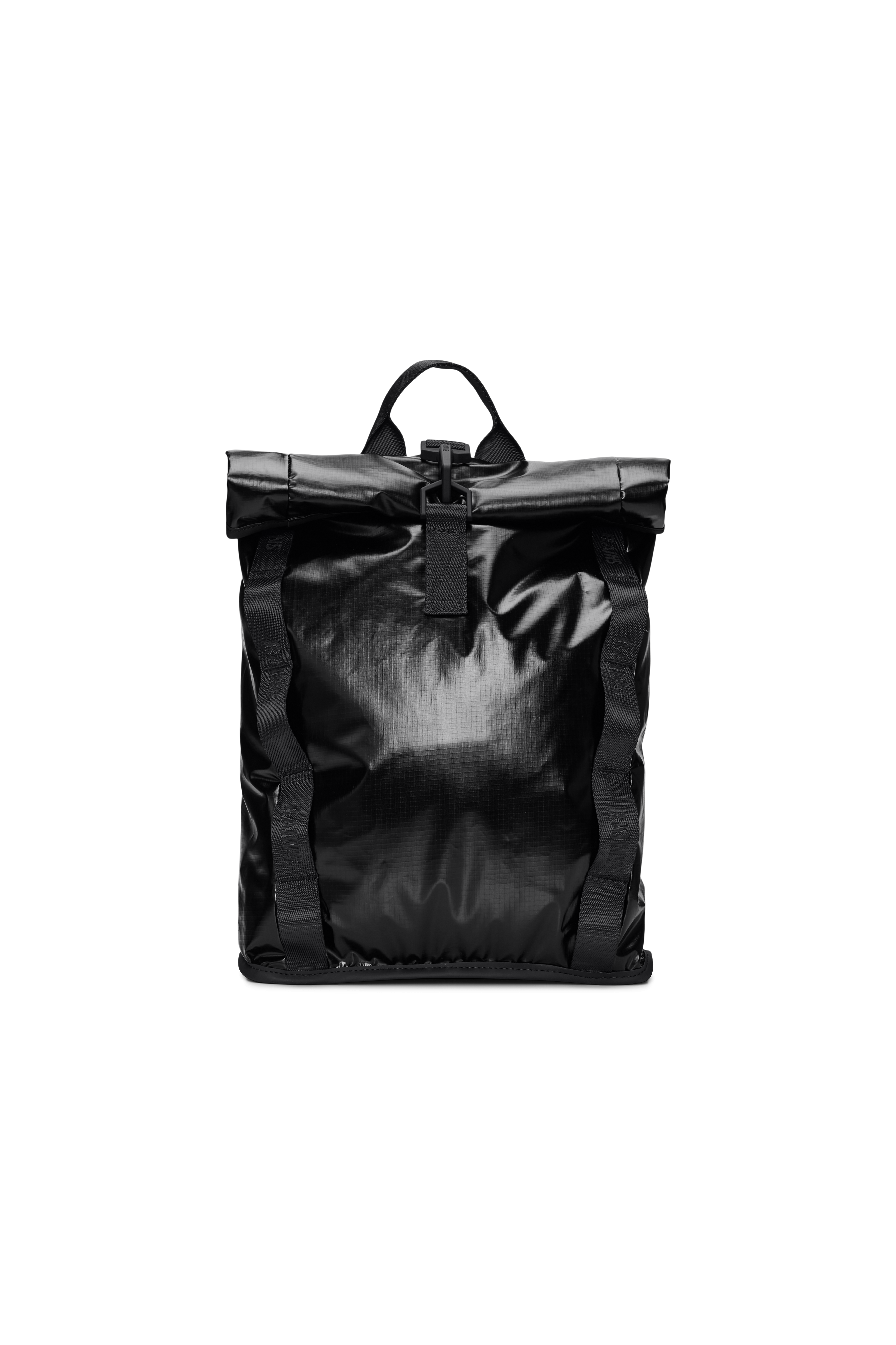 RAINS Sibu Rolltop Rucksack Mini Black 10L H39 x D10 x W27 cm Backpack