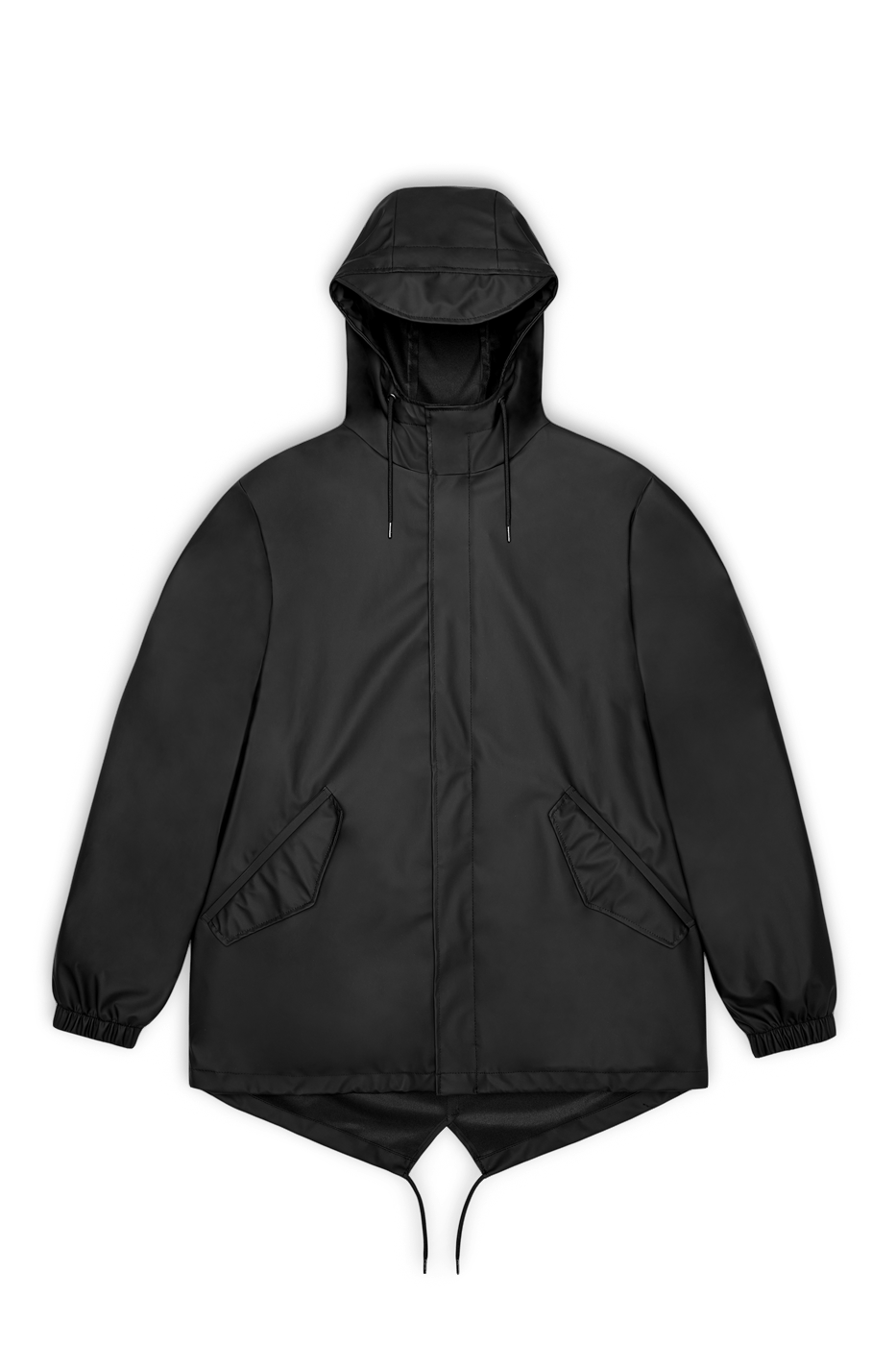 RAINS Fishtail Jacket Black Jacket