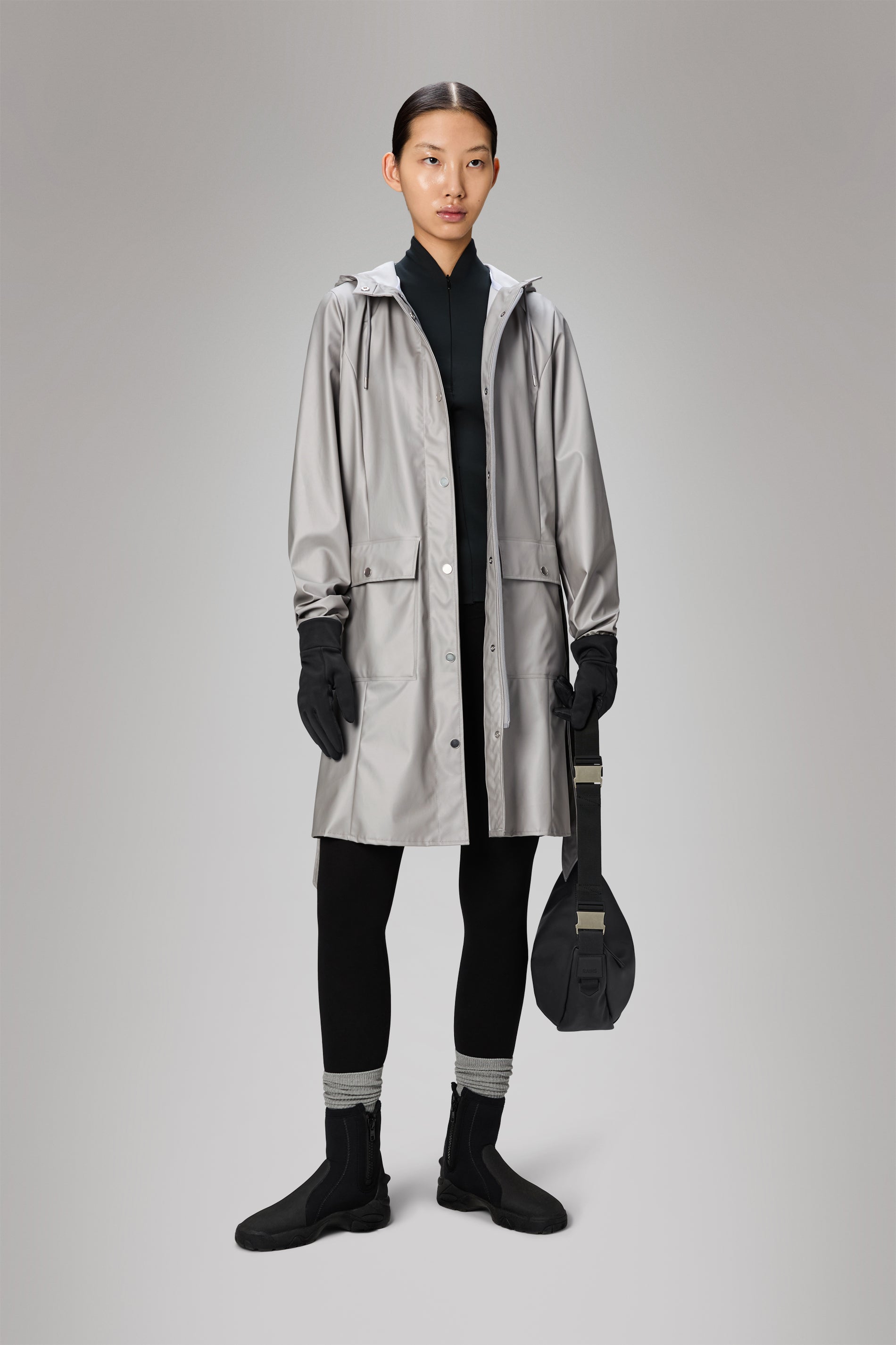 RAINS Curve Long Jacket
 Nimbus Jacket