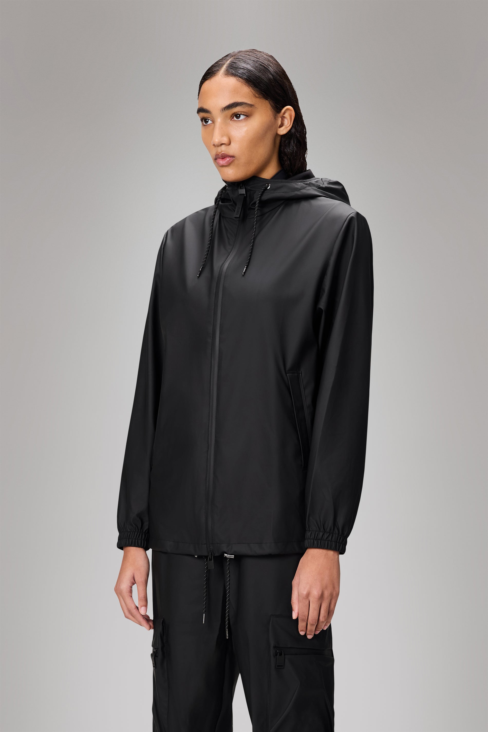 RAINS Storm Breaker Black Jacket