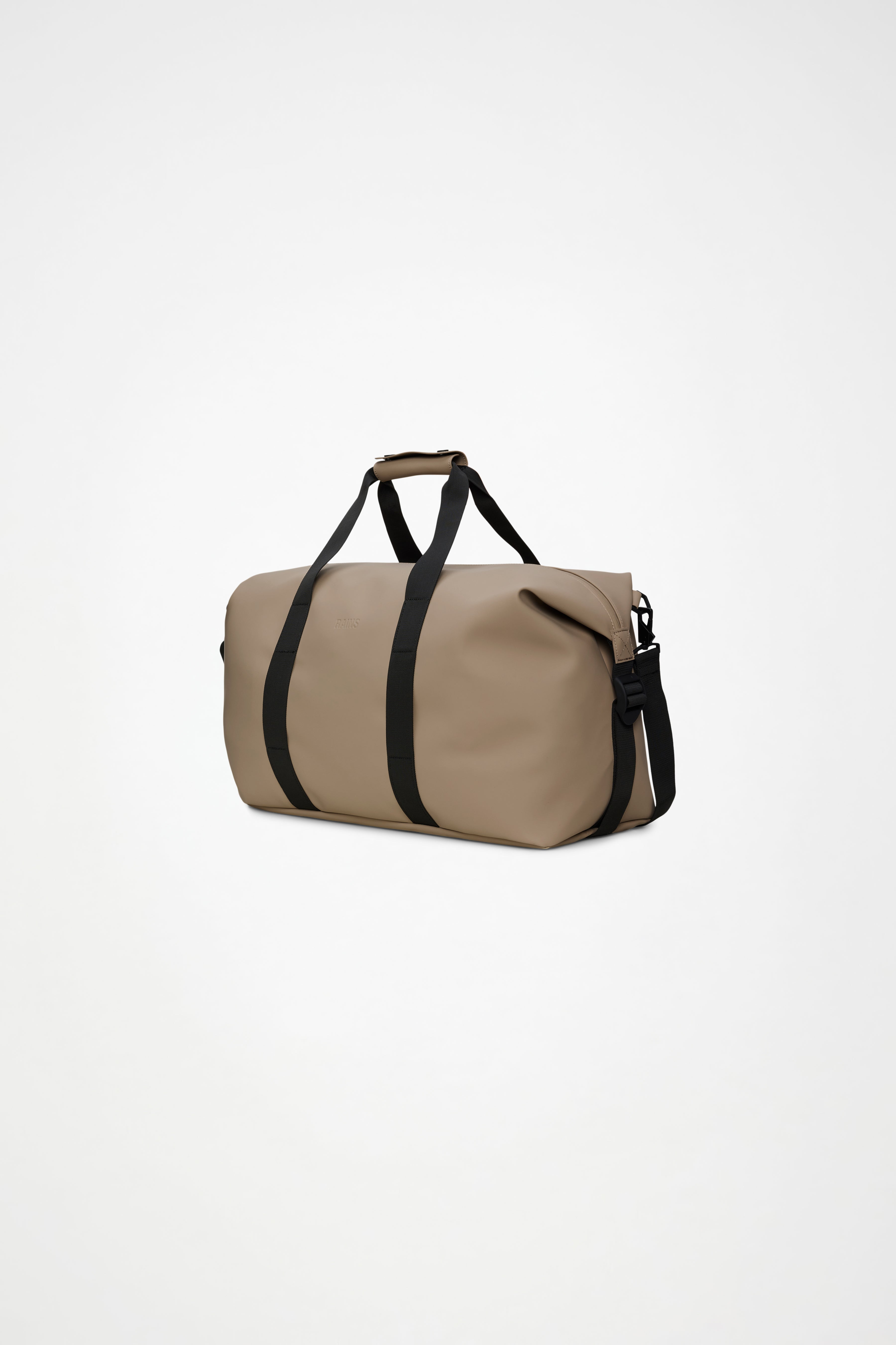 RAINS Hilo Weekend Bag Beige 36L H27 x D26 x W52 cm Weekender
