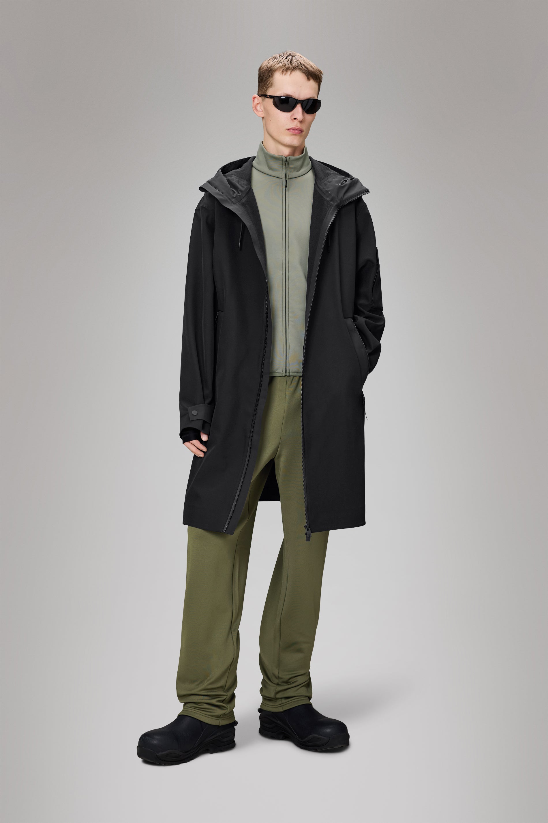 RAINS Suva Vision Softshell Jacket Black Jacket