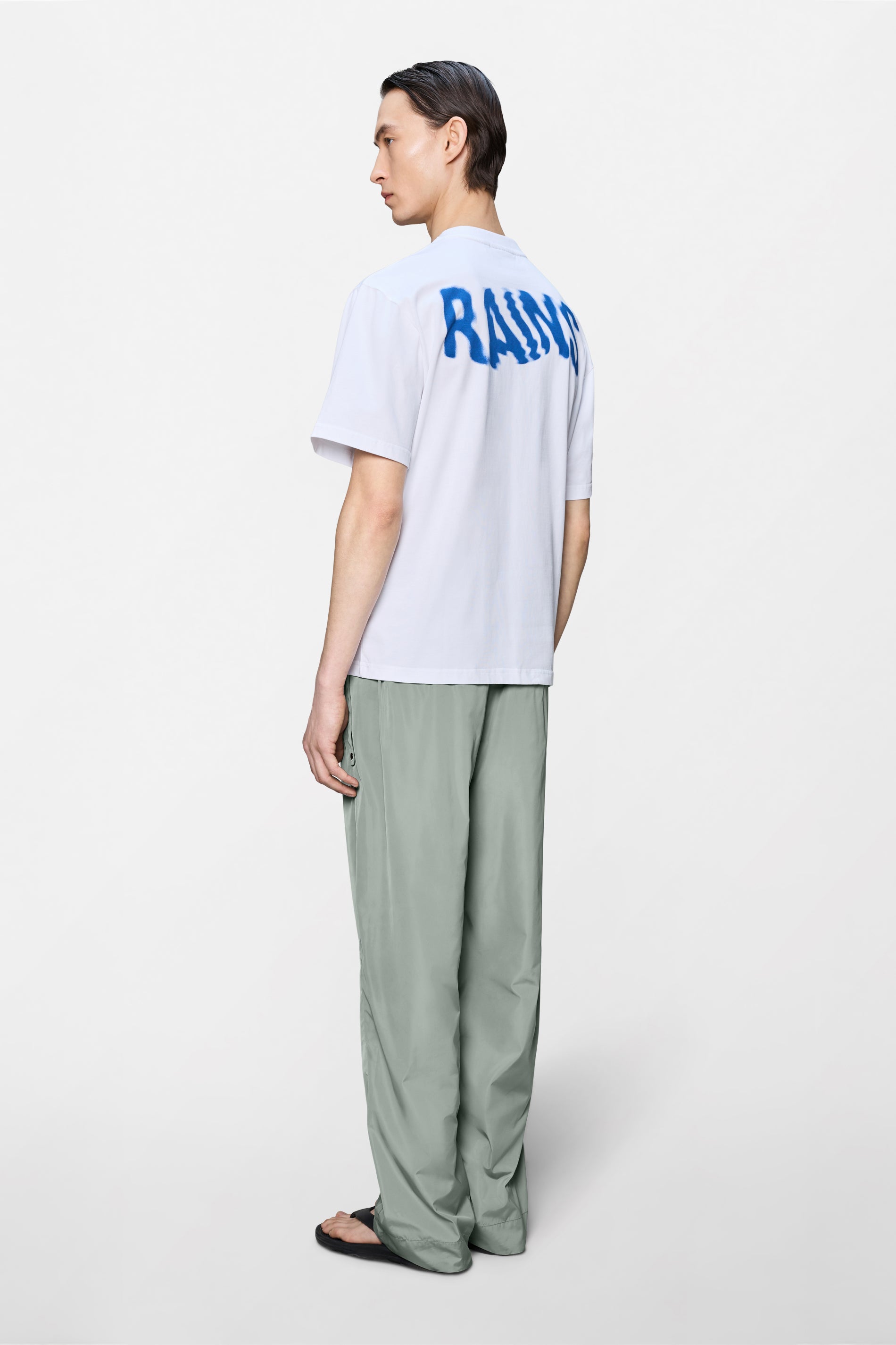RAINS Classic T-shirt Ripple White Short Sleeve