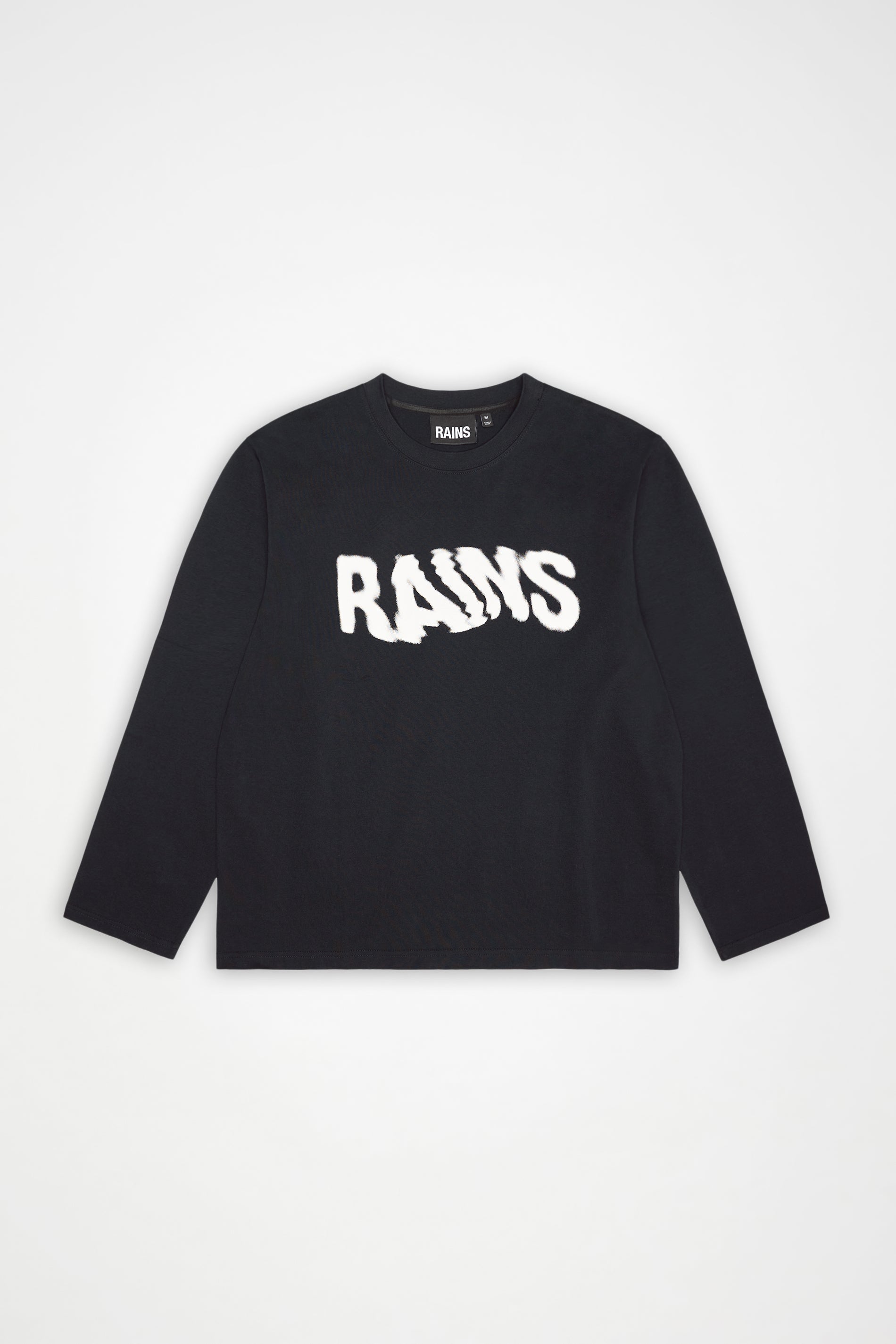 RAINS Classic Long Sleeve T-shirt Ripple Black Long Sleeve