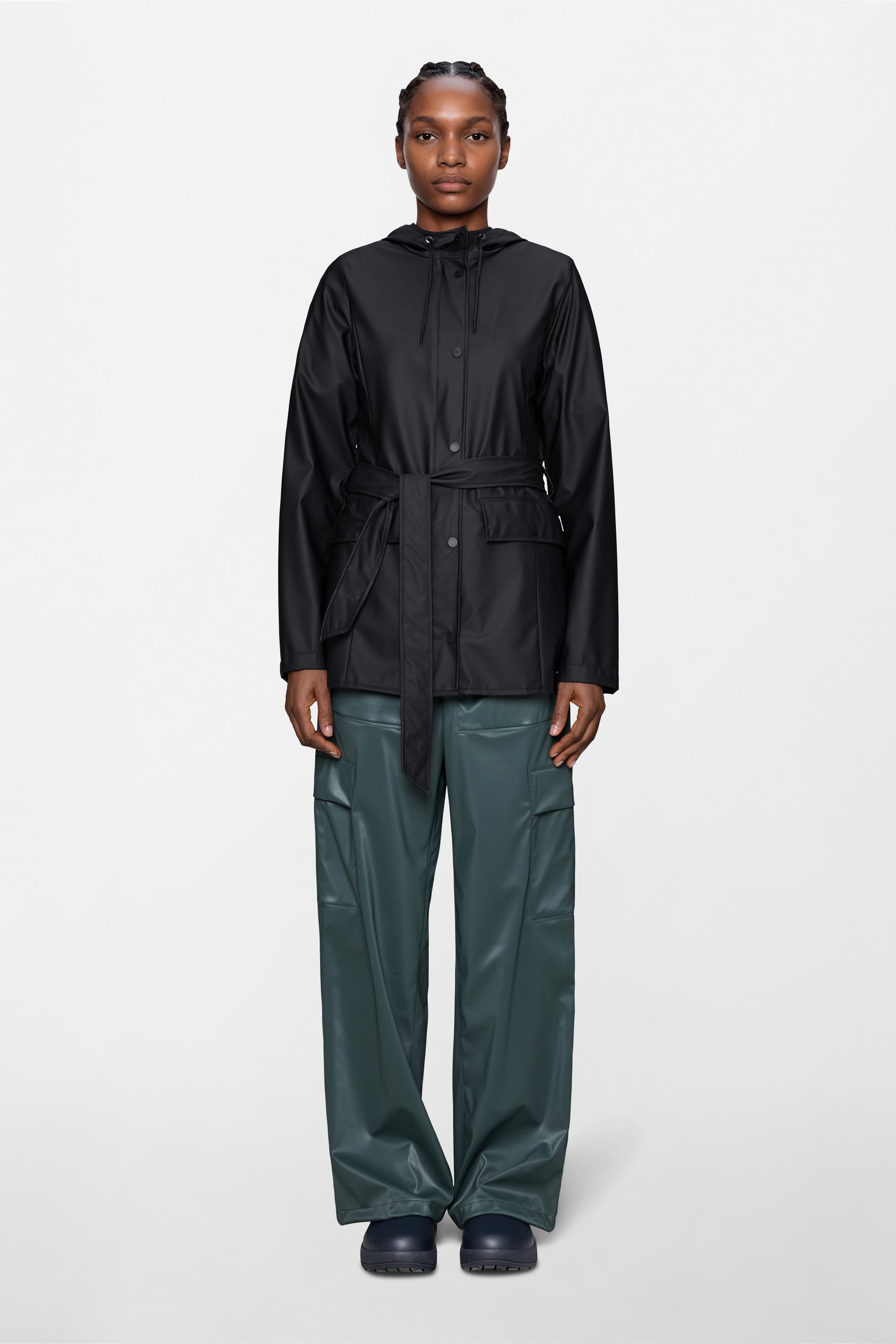 RAINS Curve Jacket Black Jacket