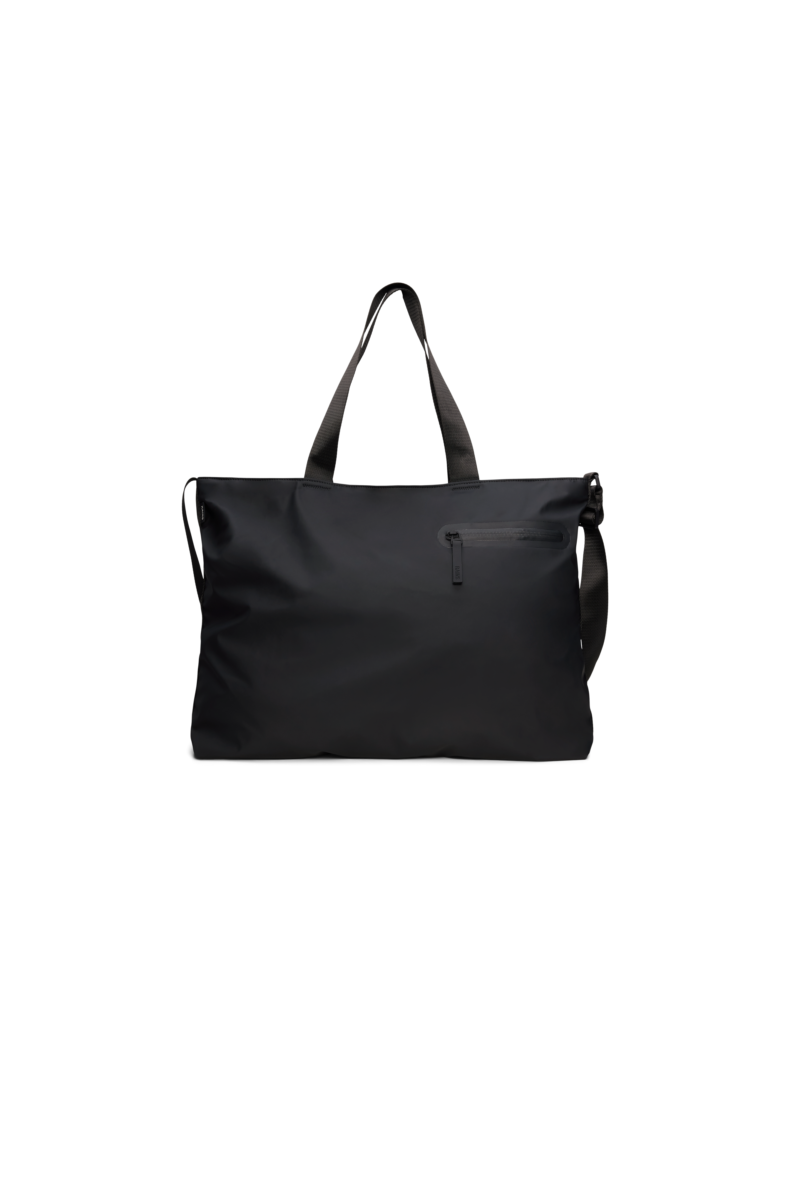 RAINS Dash Messenger Tote Bag Black Tote