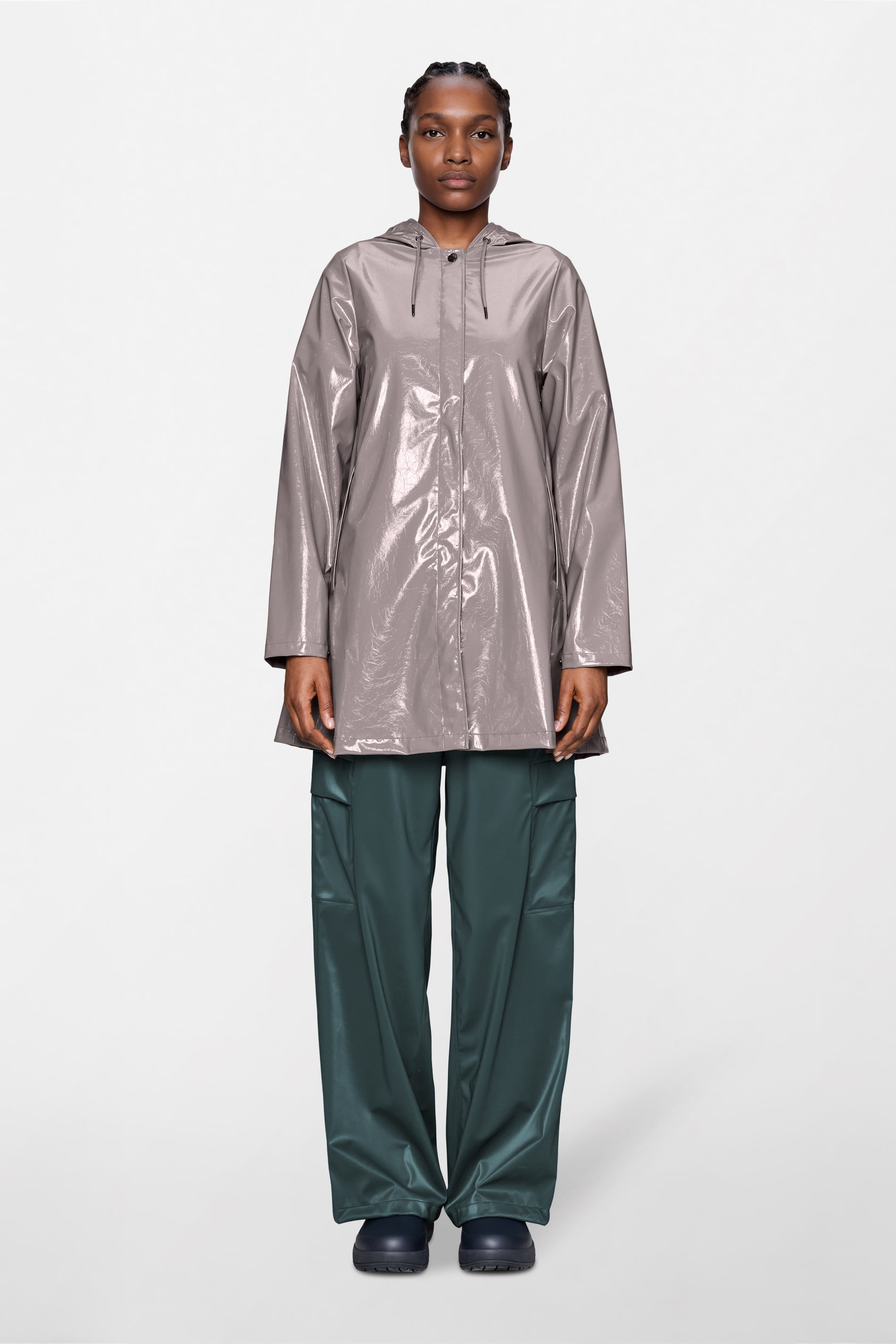 RAINS A-Line W Jacket Cinder Glaze Jacket