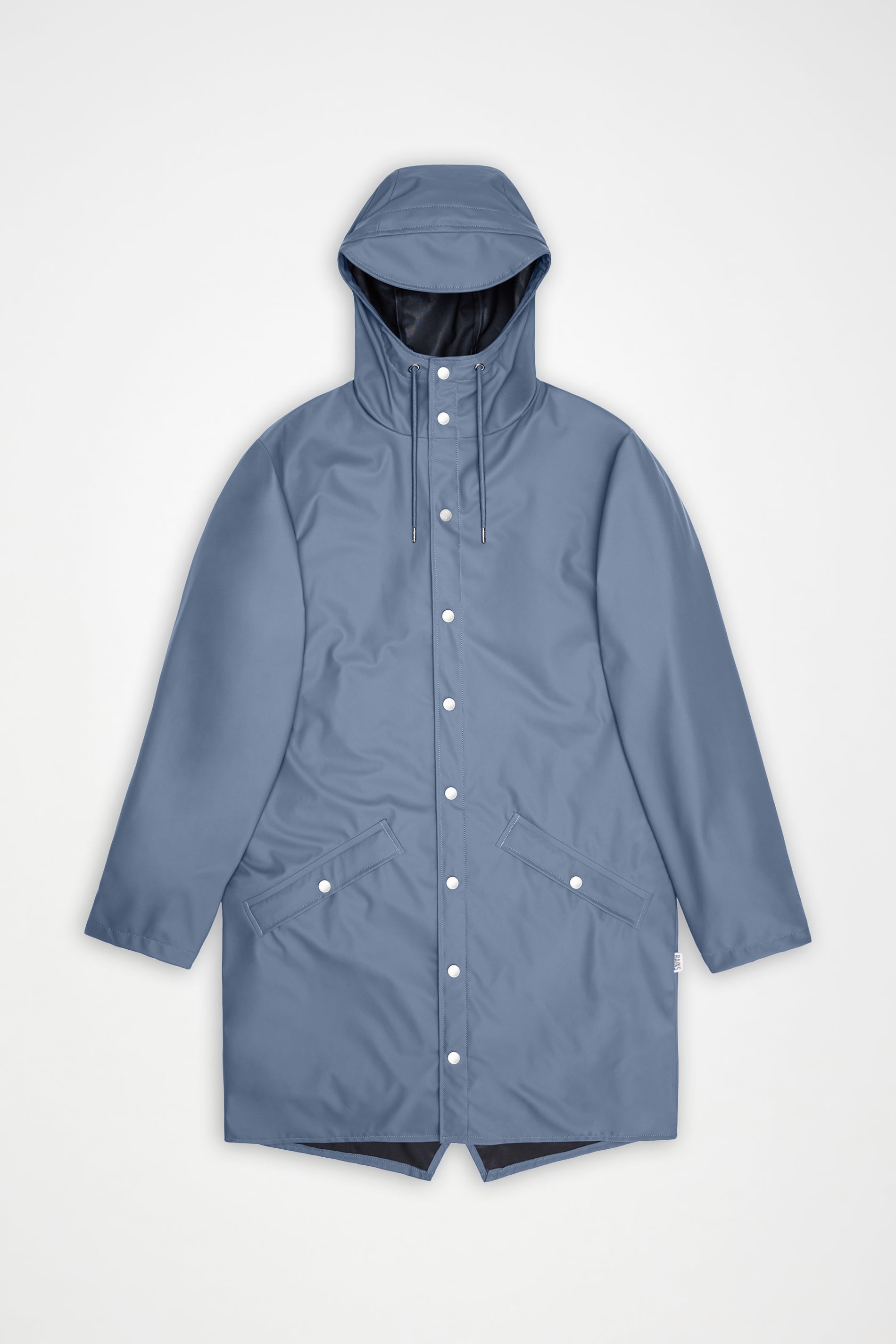 RAINS Long Jacket Blue Dusk Jacket