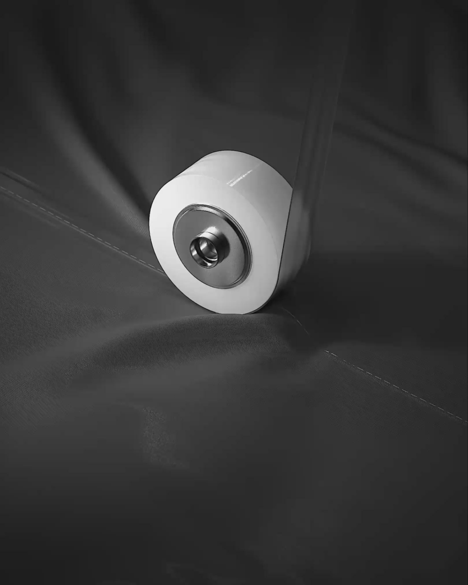 Taped seams. 